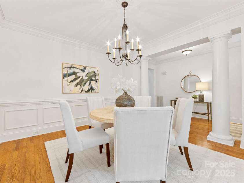 1420 Sterling Road, Charlotte, NC 28209.  MLS# CAR4251543, YatesRealty ID 26166. Beautiful molding