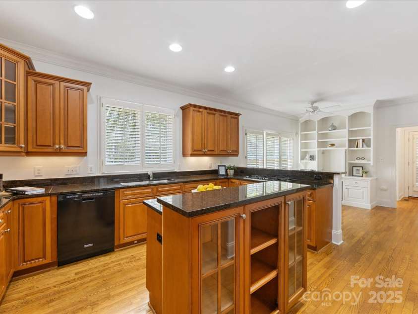 1420 Sterling Road, Charlotte, NC 28209.  MLS# CAR4251543, YatesRealty ID 26166. Kitchen open to Keeping Room