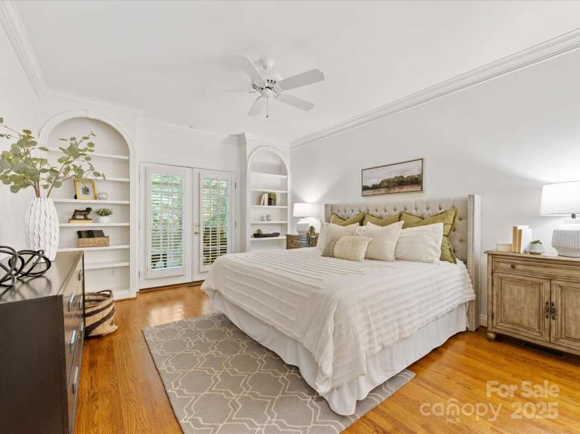 1420 Sterling Road, Charlotte, NC 28209.  MLS# CAR4251543, YatesRealty ID 26166. Primary Bedroom has door to the Porch