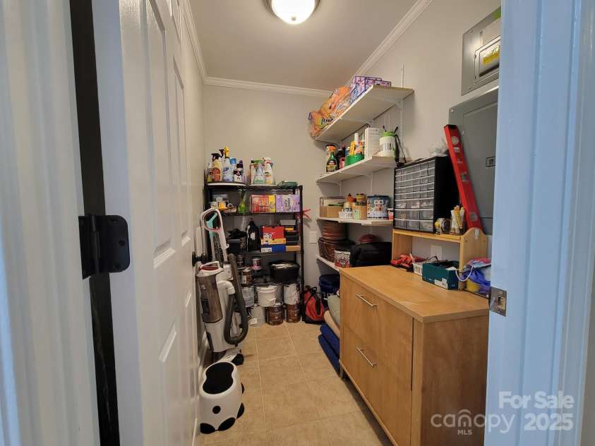 854 Silver Fox Drive, Concord, NC 28025.  MLS# CAR4251256, YatesRealty ID 26171. Another view of a treasure in any home, indoor storage!