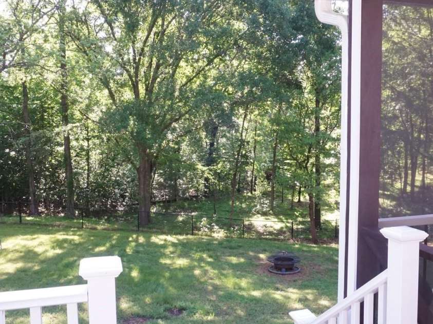 854 Silver Fox Drive, Concord, NC 28025.  MLS# CAR4251256, YatesRealty ID 26171. Steps away from a yard to drool over! Garden?There is already a firepit.