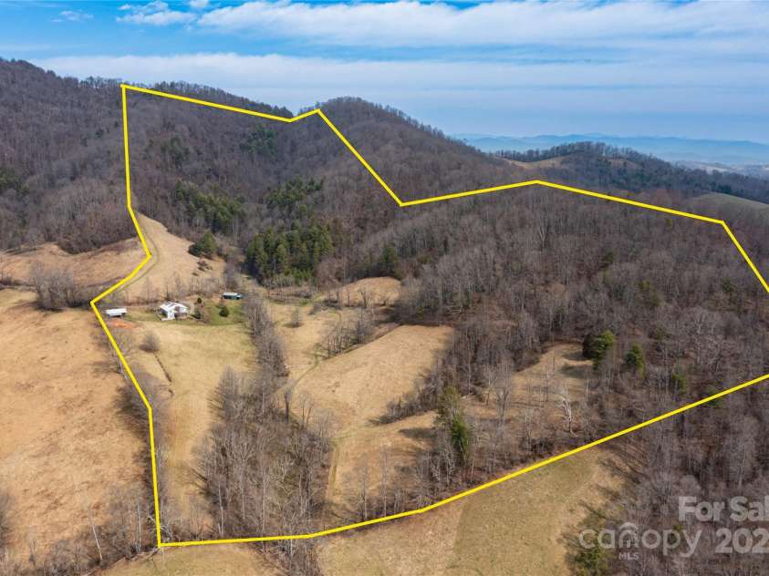 1510 Graham Road, Marshall, NC 28753.  MLS# CAR4241264, YatesRealty ID 26172. Aerial Views