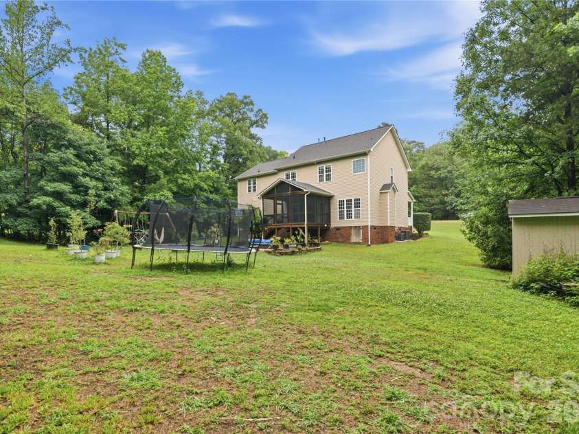 1514 Hawthorne Drive, Indian Trail, NC 28079.  MLS# CAR4382763, YatesRealty ID 26177. Backyard 