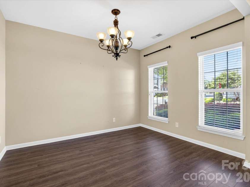 13506 Boulder Creek Drive, Charlotte, NC 28273.  MLS# CAR4378216, YatesRealty ID 26182. Dining Room