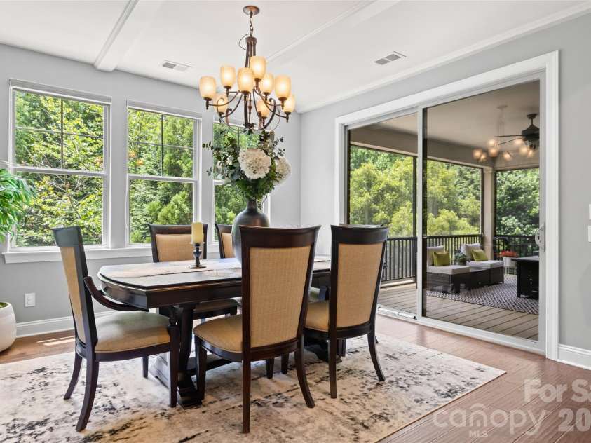 8703 Deakin Court, Waxhaw, NC 28173.  MLS# CAR4385726, YatesRealty ID 26184. Dining room
