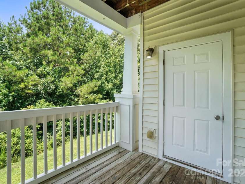 12435 Copper Mountain Boulevard, Charlotte, NC 28277.  MLS# CAR4278005, YatesRealty ID 26188. Balcony and Storage Closet