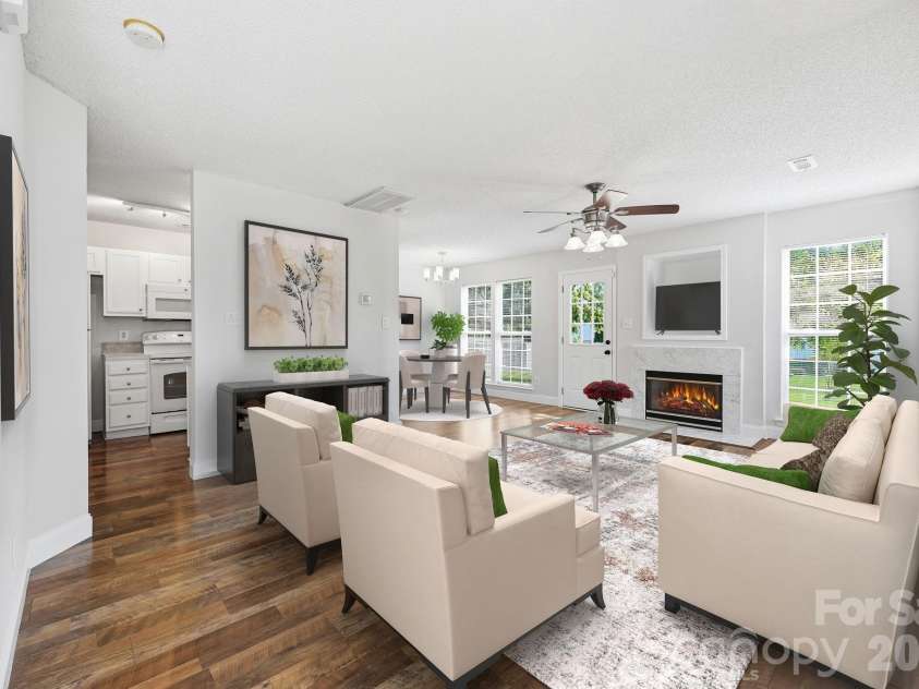 6912 Alanbrook Road, Charlotte, NC 28215.  MLS# CAR4387607, YatesRealty ID 26194. Living Area