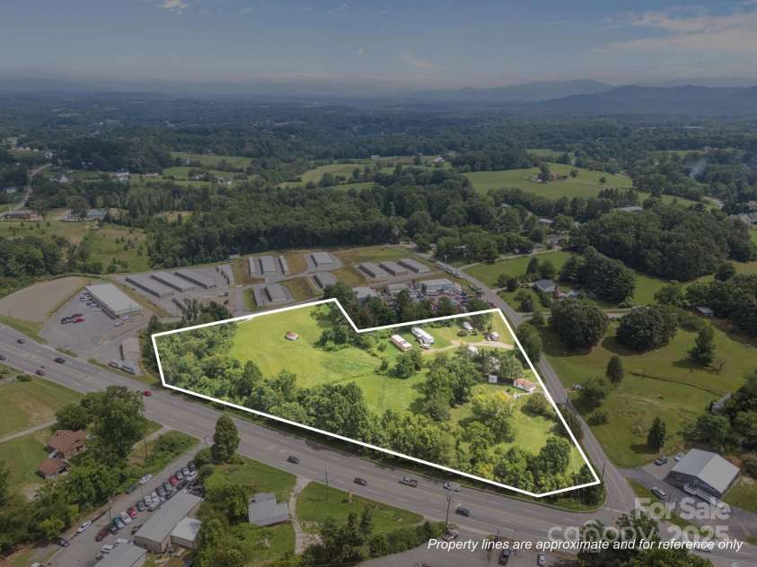0000 New Leicester Highway, Asheville, NC 28806.  MLS# CAR3603724, YatesRealty ID 262. 5+ Acres