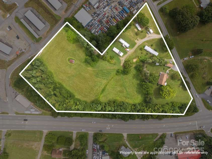 0000 New Leicester Highway, Asheville, NC 28806.  MLS# CAR3603724, YatesRealty ID 262. Over 500' frontage New Leicester Hwy