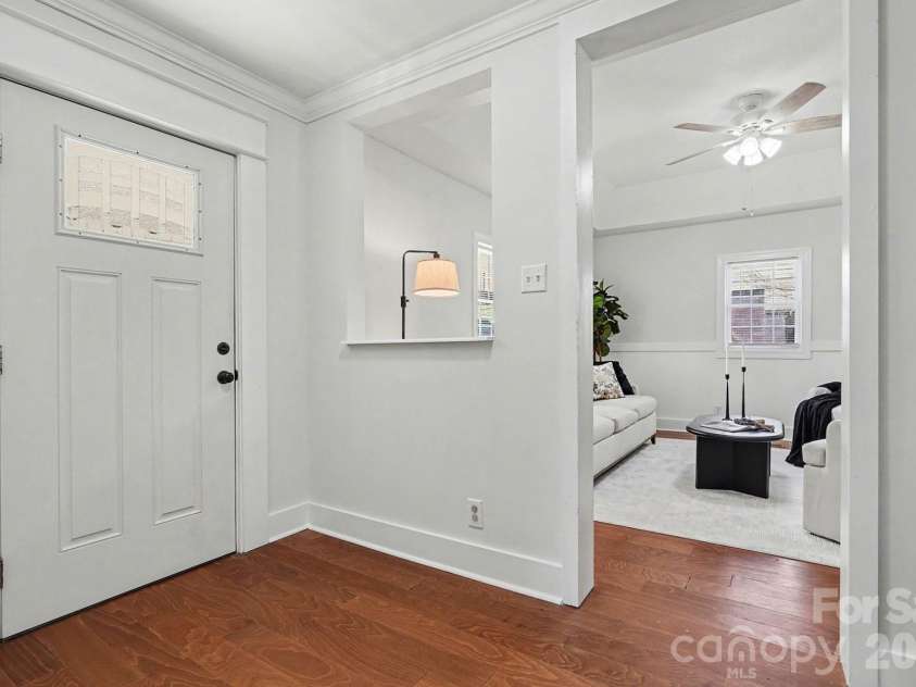 28 2nd Street, Cramerton, NC 28032.  MLS# CAR4357409, YatesRealty ID 26217. Entry way. Neutral paint throughout. 