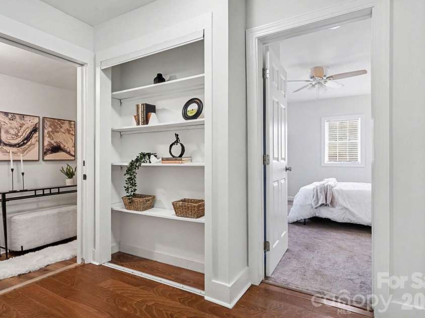 28 2nd Street, Cramerton, NC 28032.  MLS# CAR4357409, YatesRealty ID 26217. Versatile drop zone, mudroom or office. Additional closet could be additional pantry or linen closet.