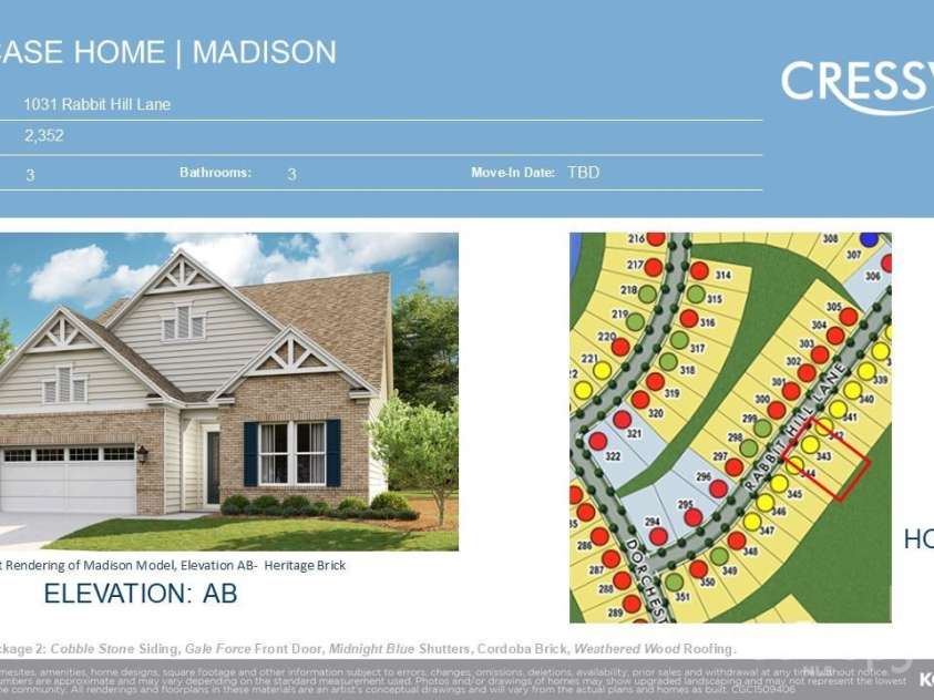 1031 Rabbit Hill Lane, Monroe, NC 28110.  MLS# CAR4281979, YatesRealty ID 26222. 