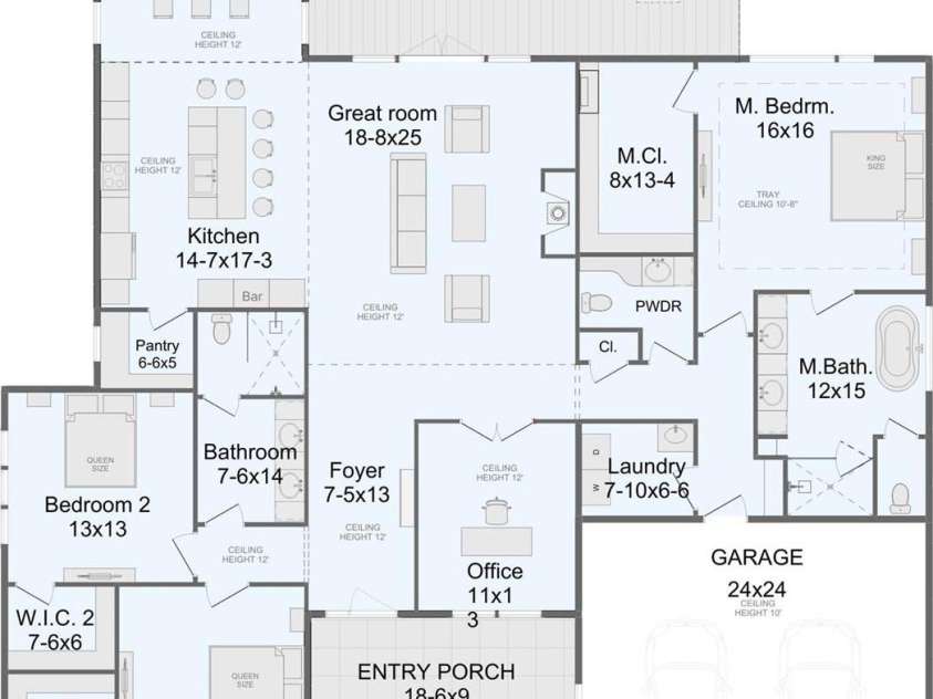 67 Mont Clair Trail, Horse Shoe, NC 28742.  MLS# CAR4313282, YatesRealty ID 26236. Rendering- Final product may vary