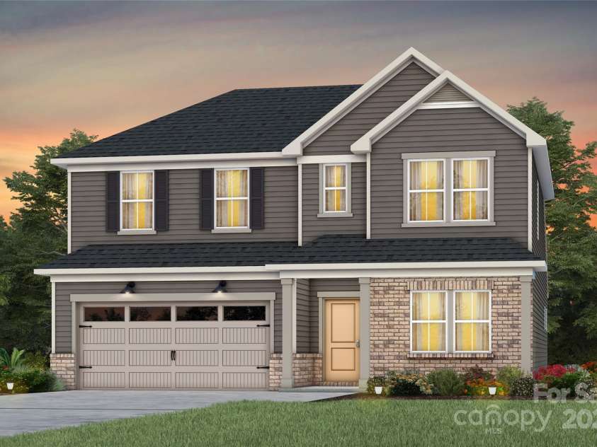 16006 Luka May Lane, Huntersville, NC 28078.  MLS# CAR4282280, YatesRealty ID 26239. Exterior Elevation LC102