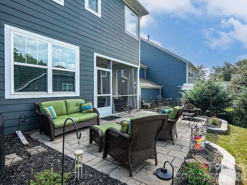 776 Kathy Dianne Drive, Indian Land, SC 29707.  MLS# CAR4337602, YatesRealty ID 2624. Lighted Brick Paver Patio