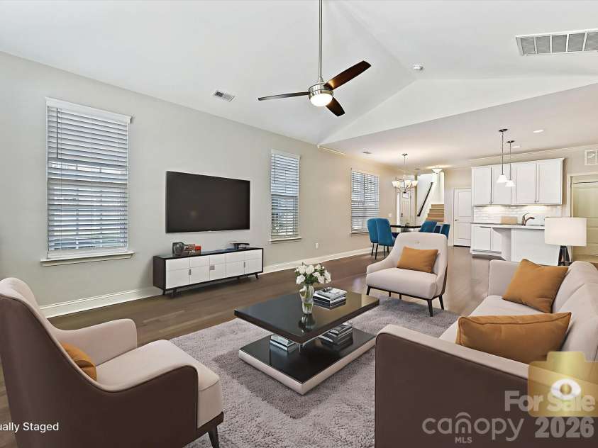 113 Park View Drive, Belmont, NC 28012.  MLS# CAR4352382, YatesRealty ID 2627. Virtually Staged