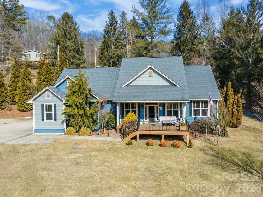 18 Hoye Lane, Candler, NC 28715.  MLS# CAR4345280, YatesRealty ID 26294. Front of home