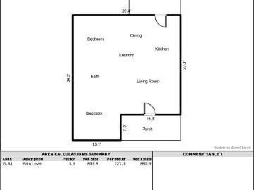 187 1/2 End Street, Chester, SC 29706.  MLS# CAR4272518, YatesRealty ID 26298. 