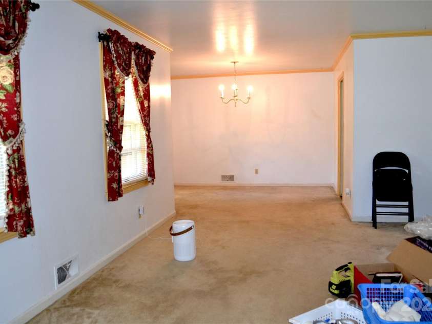 405 Wesley Heights Drive, Albemarle, NC 28001.  MLS# CAR4272842, YatesRealty ID 263. Living room