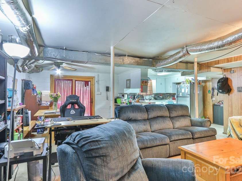 225 Frye Heights, Taylorsville, NC 28681.  MLS# CAR4182263, YatesRealty ID 2630. Downstairs den