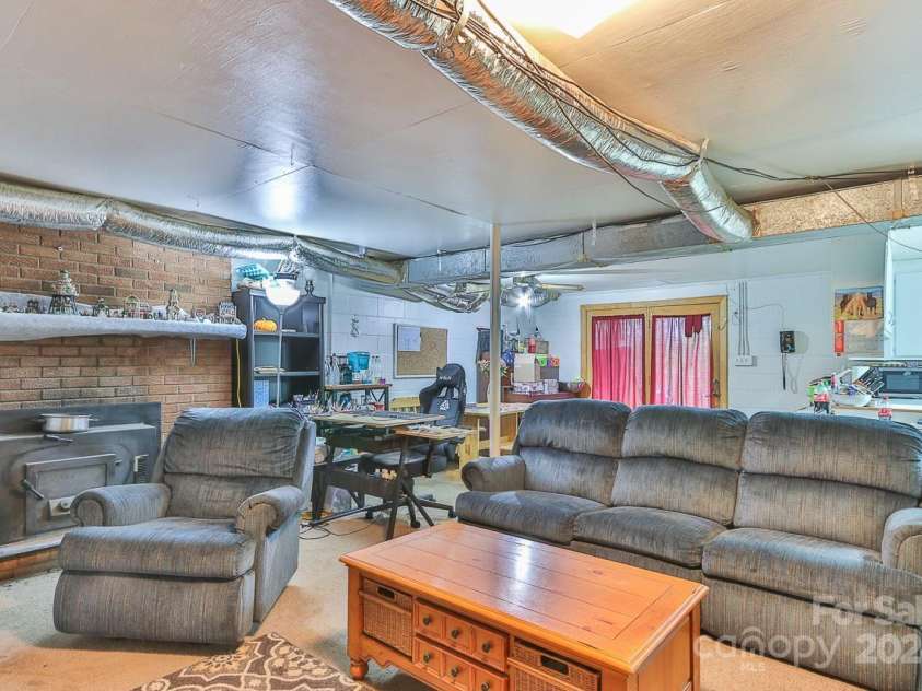 225 Frye Heights, Taylorsville, NC 28681.  MLS# CAR4182263, YatesRealty ID 2630. Downstairs den