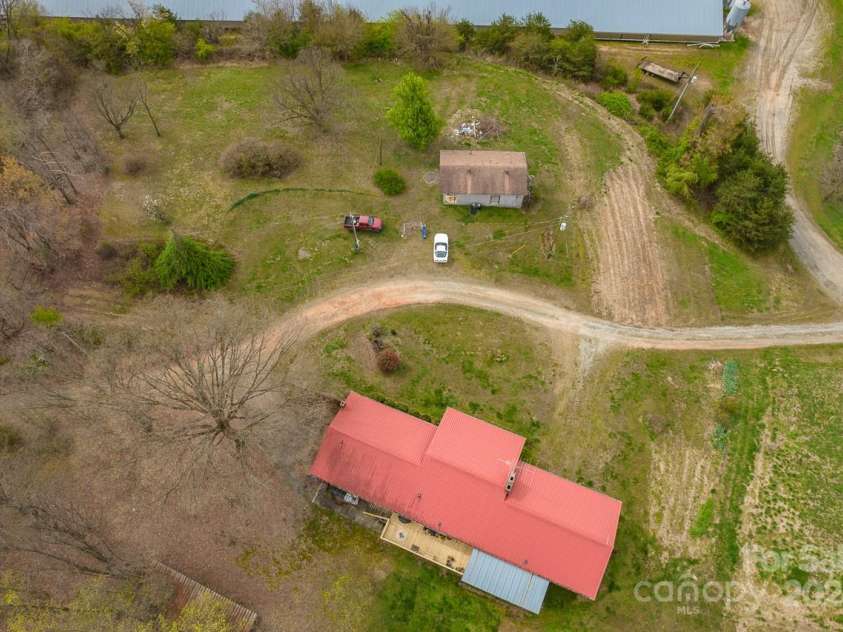 225 Frye Heights, Taylorsville, NC 28681.  MLS# CAR4182263, YatesRealty ID 2630. House and land with small building with 7.80 +/- acres