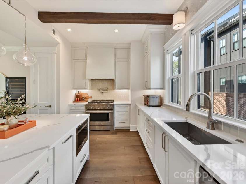 3074 Selwyn Avenue, Charlotte, NC 28209.  MLS# CAR4366300, YatesRealty ID 26301. Stainless sink with touchless faucet