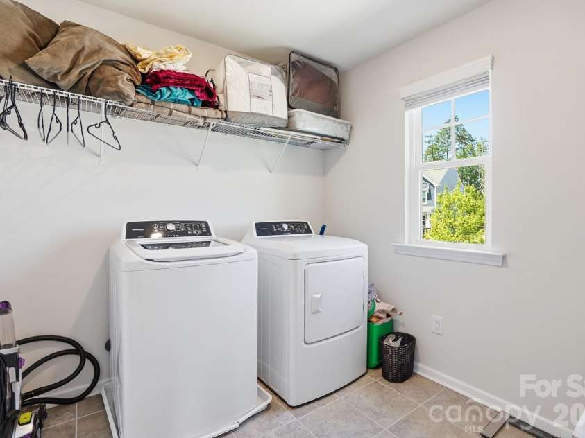 16732 Cozy Cove Road, Charlotte, NC 28278.  MLS# CAR4382476, YatesRealty ID 26308. Large laundry