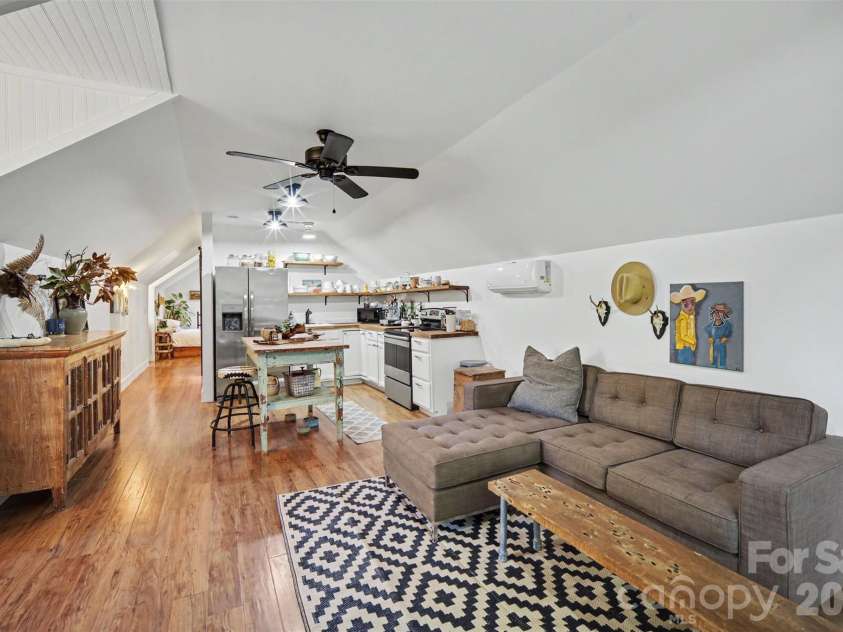 9701 Deer Run Road, Waxhaw, NC 28173.  MLS# CAR4382004, YatesRealty ID 26310. Second living quarters - living room & Kitchen