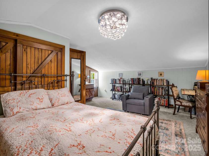 2430 2434 Mountain Page Road, Saluda, NC 28773.  MLS# CAR4276015, YatesRealty ID 26321. Bedroom on the upper level