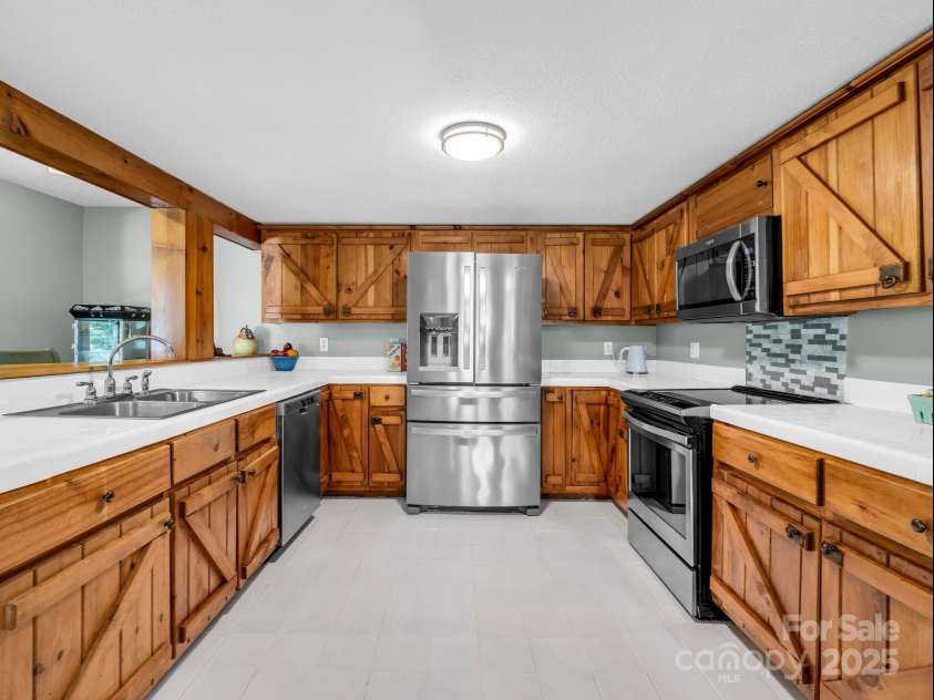 2430 2434 Mountain Page Road, Saluda, NC 28773.  MLS# CAR4276015, YatesRealty ID 26321. Kitchen