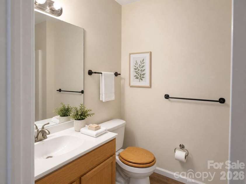 3024 Dairy Farm Drive, Monroe, NC 28110.  MLS# CAR4376209, YatesRealty ID 26326. Primary bath with Virtual Staging