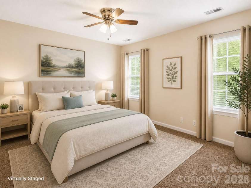 3024 Dairy Farm Drive, Monroe, NC 28110.  MLS# CAR4376209, YatesRealty ID 26326. Primary Bedroom with Virtual Staging
