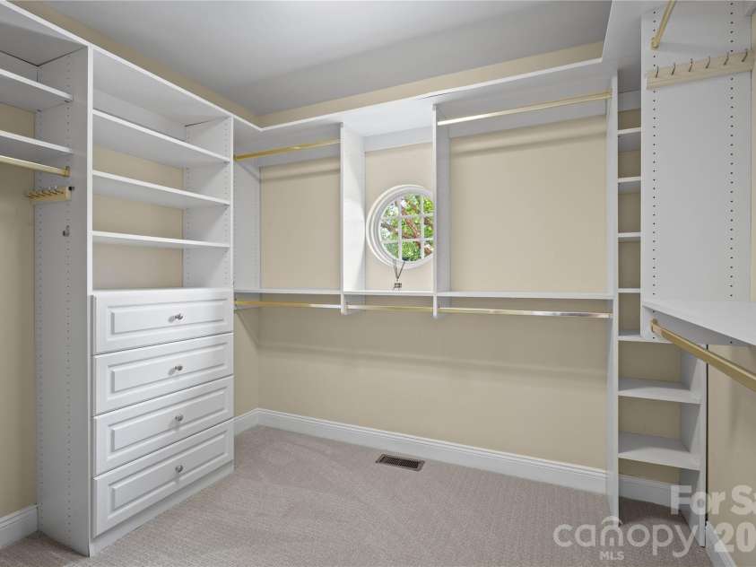 9311 Brentfield Road, Huntersville, NC 28078.  MLS# CAR4382163, YatesRealty ID 26327. Primary custom closet.