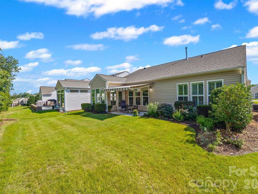 2035 Kennedy Drive, Indian Land, SC 29707.  MLS# CAR4278043, YatesRealty ID 26330. Private Backyard that backs up to golf course