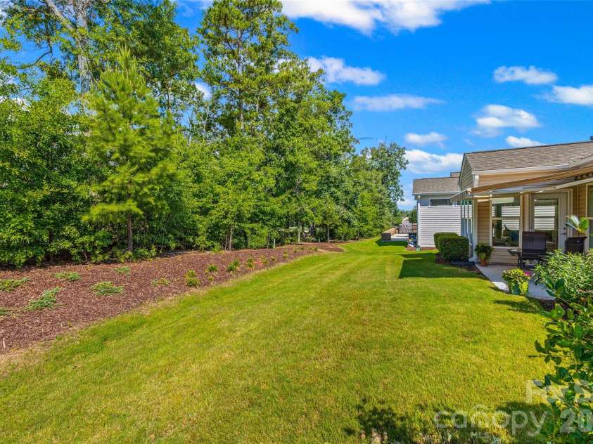 2035 Kennedy Drive, Indian Land, SC 29707.  MLS# CAR4278043, YatesRealty ID 26330. Private Backyard that backs up to golf course