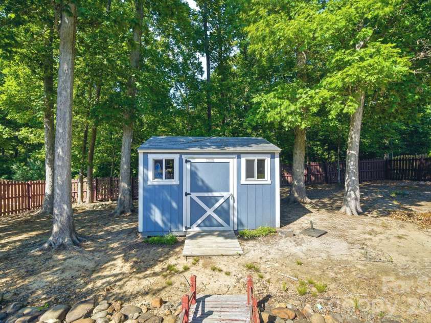 3824 Martele Drive, Mint Hill, NC 28227.  MLS# CAR4383750, YatesRealty ID 26339. Storage Shed