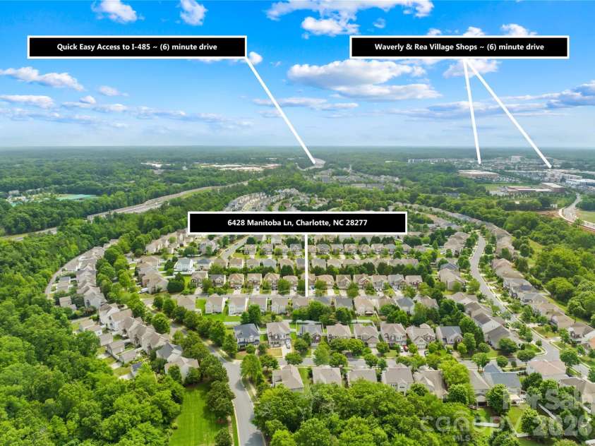 6428 Manitoba Lane, Charlotte, NC 28277.  MLS# CAR4385112, YatesRealty ID 26344. 