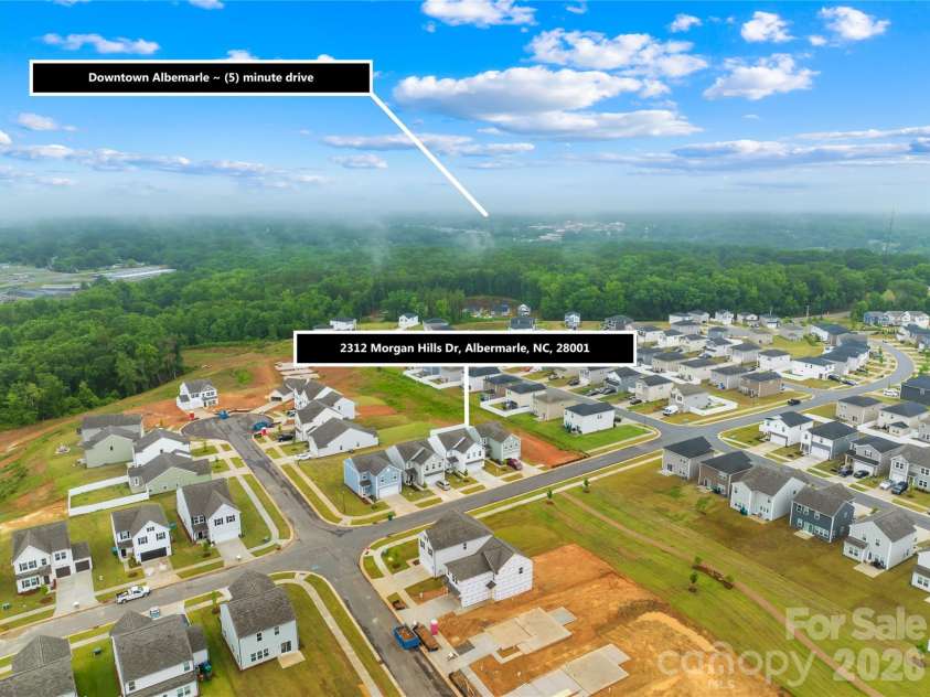 2312 Morgan Hills Drive, Albemarle, NC 28001.  MLS# CAR4385983, YatesRealty ID 26347. 