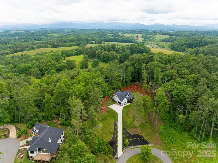 99 Timber Ridge Circle, Leicester, NC 28748.  MLS# CAR4261067, YatesRealty ID 26347. Aerial View