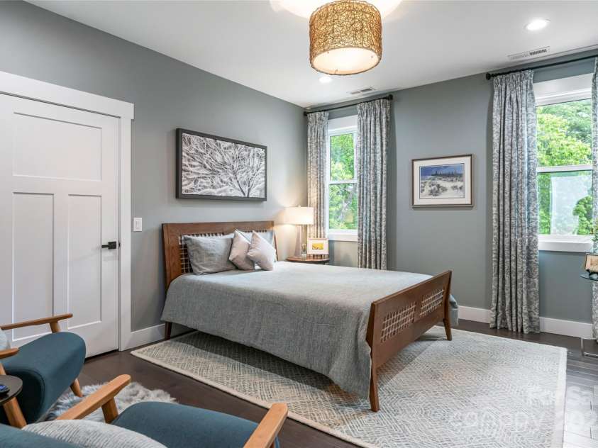 99 Timber Ridge Circle, Leicester, NC 28748.  MLS# CAR4261067, YatesRealty ID 26347. Bedroom with Full Bath In-suite