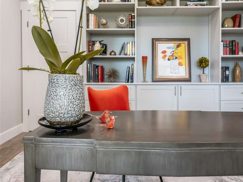 99 Timber Ridge Circle, Leicester, NC 28748.  MLS# CAR4261067, YatesRealty ID 26347. Office has a full closet and can be a bedroom.