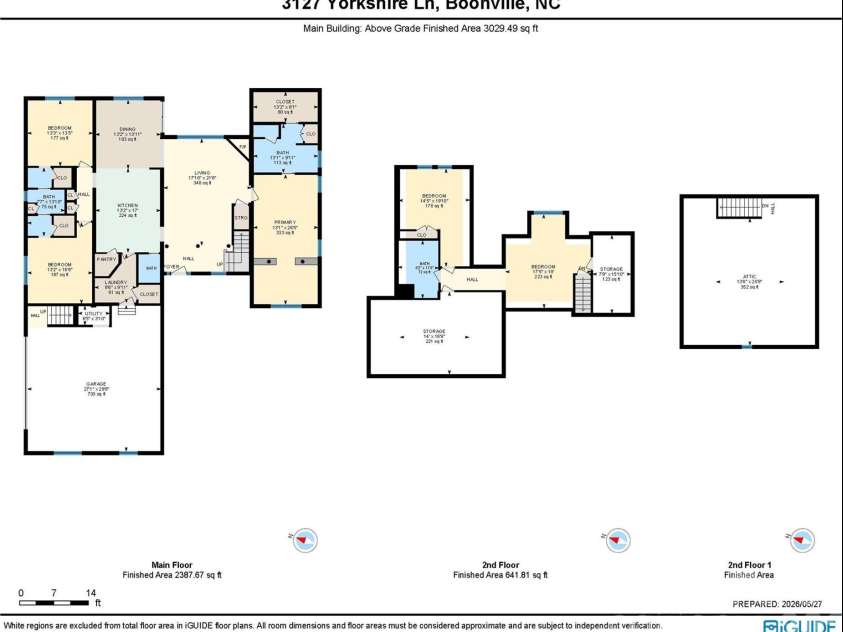 3127 Yorkshire Lane, Boonville, NC 27011.  MLS# CAR4385114, YatesRealty ID 26348. 