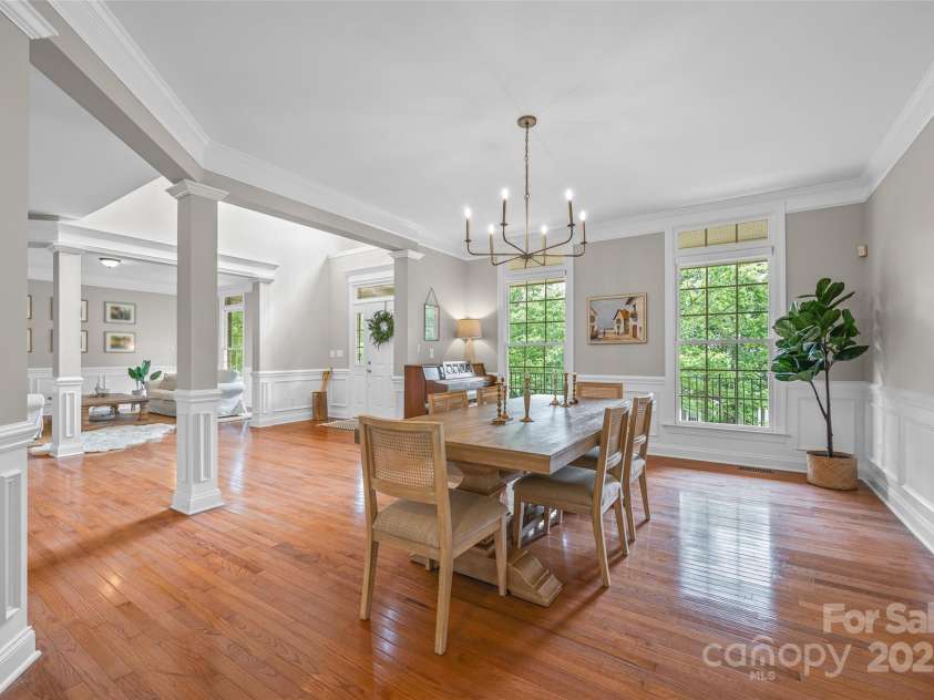 927 Cove Point Lane, Tega Cay, SC 29708.  MLS# CAR4267530, YatesRealty ID 26350. Dining room