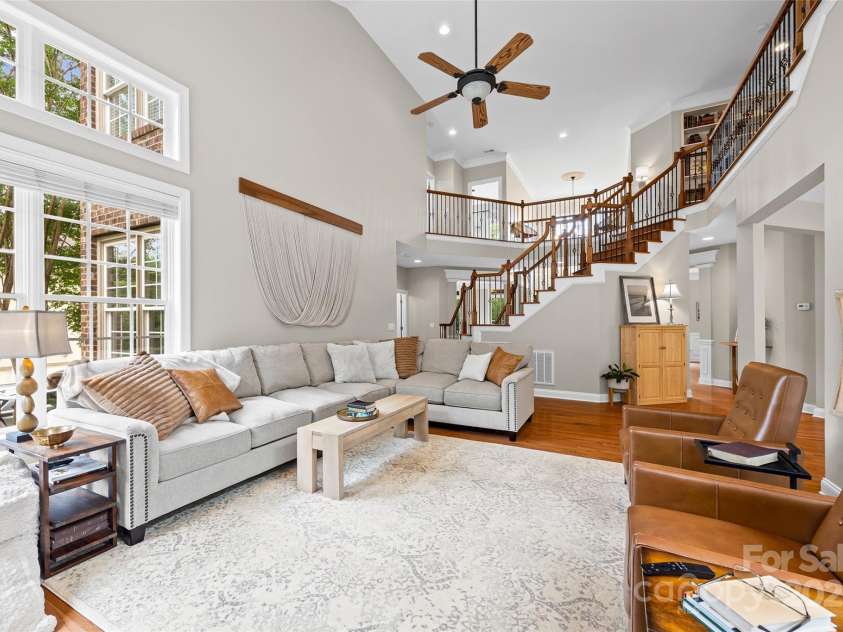 927 Cove Point Lane, Tega Cay, SC 29708.  MLS# CAR4267530, YatesRealty ID 26350. Family room