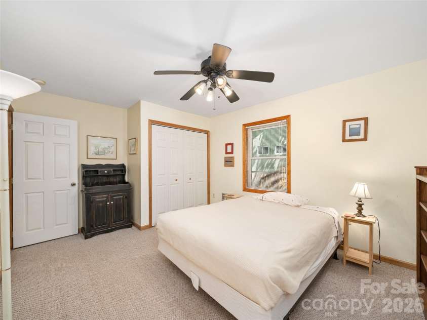 142 Wildflower Road, Spruce Pine, NC 28777.  MLS# CAR4384771, YatesRealty ID 26353. Downstairs Bedroom