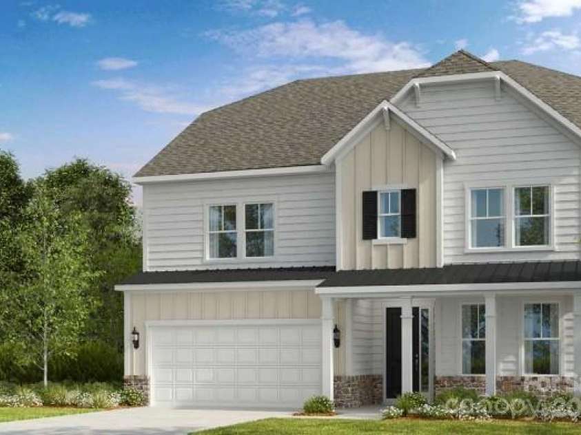 180 Glenn Drive, Mooresville, NC 28115.  MLS# CAR4277492, YatesRealty ID 26360. The Leland Farmhouse ~ Rendering