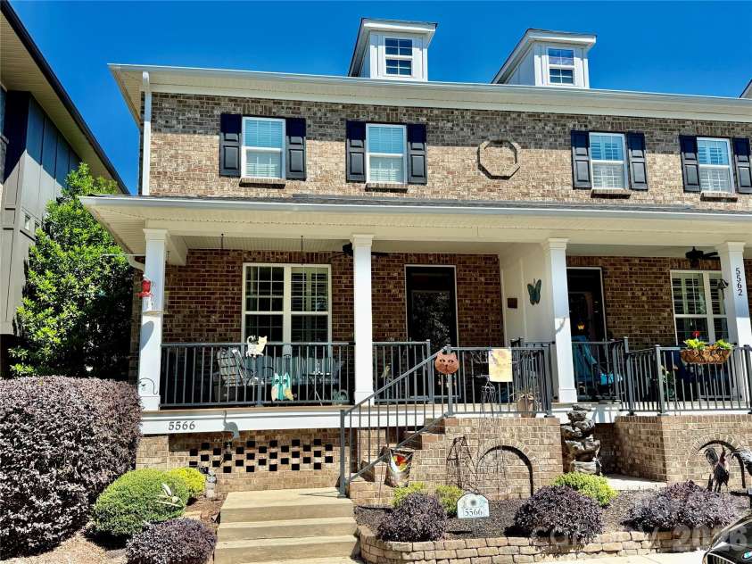 5566 Village Drive, Concord, NC 28027.  MLS# CAR4381902, YatesRealty ID 26364. Primary on main, two bedrooms up