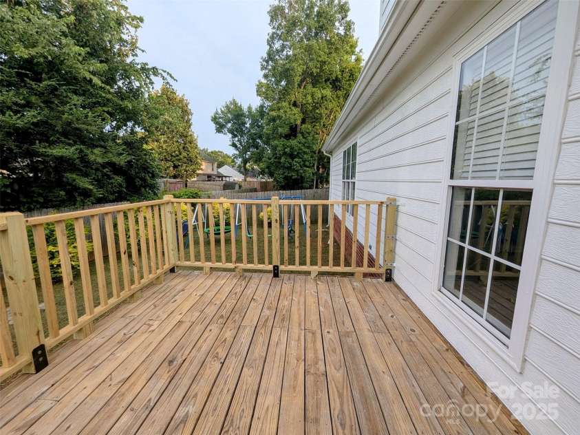 4002 Beaverbrook Drive, Indian Trail, NC 28079.  MLS# CAR4279399, YatesRealty ID 26383. Back Deck