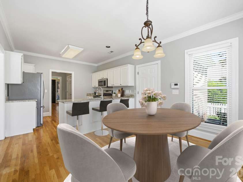 805 Celbridge Court, Charlotte, NC 28270.  MLS# CAR4386155, YatesRealty ID 26389. Virtual Staging - Breakfast Area/Kitchen
